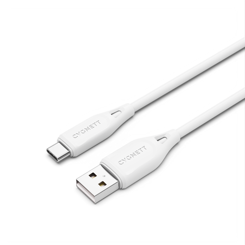 USB-C To USB-A (USB 2.0) Cable - White 1m