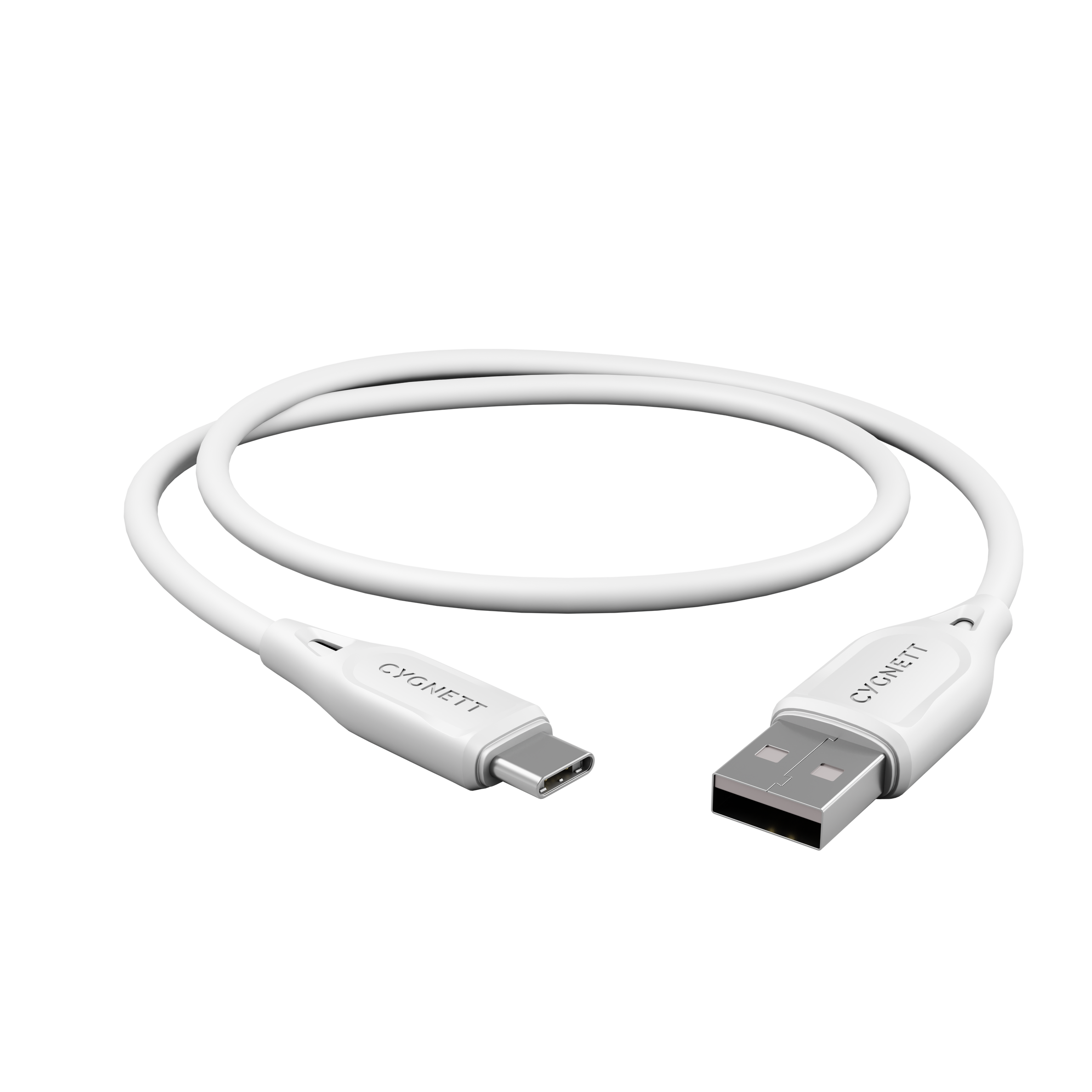 USB-C To USB-A (USB 2.0) Cable 1M - White