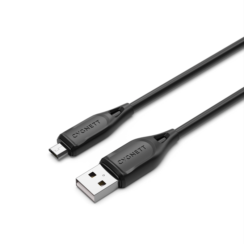 Micro USB to USB-A Cable 1M - Black - Cygnett (AU)