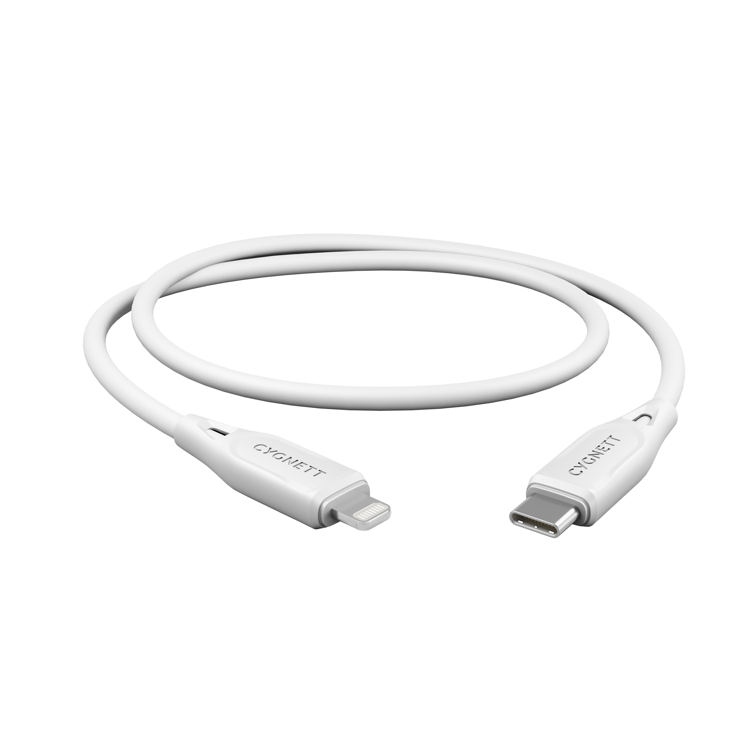 Lightning to USB-C Cable 1M - White - Cygnett (AU)