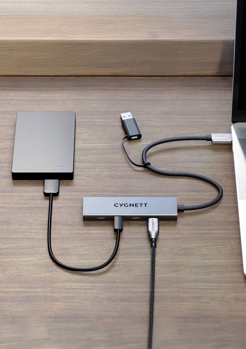 4-in-1 USB-C to USB-C Hub