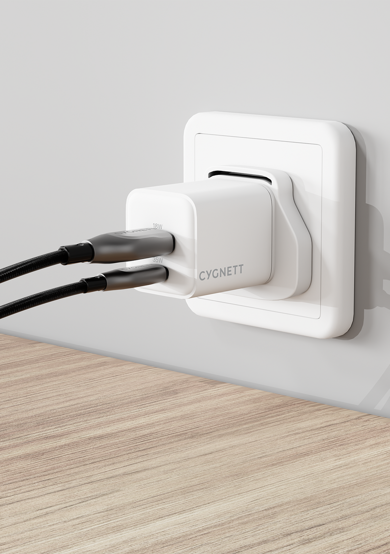 Dual Port Wall Charger 35W