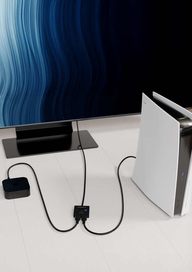 2-in-1 Bi-Directional Dual HDMI Switcher