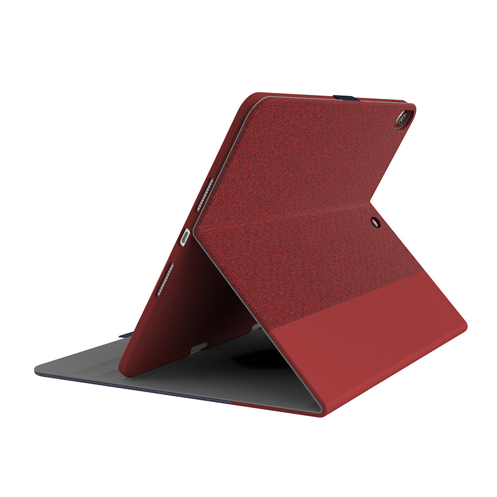 iPad 10.2" Slim Case with Apple Pencil Holder - Red/Red