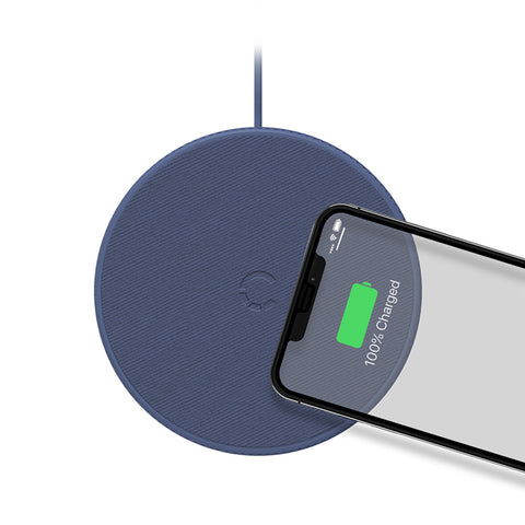 Wireless Desk Phone Charger - Navy