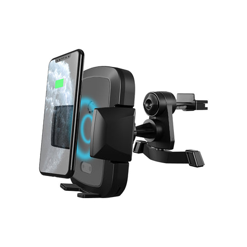 Wireless 10W Car Phone Charger & Automated Vent Mount