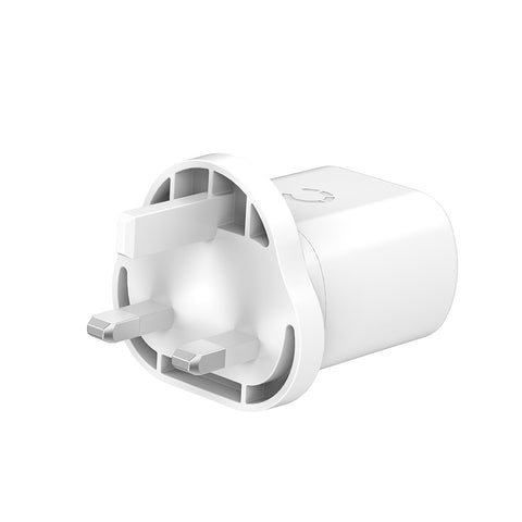 20W USB-C PD Wall Charger UK - White