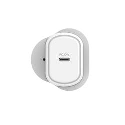 20W USB-C PD Wall Charger UK - White