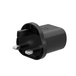 20W USB-C PD Wall Charger UK - Black