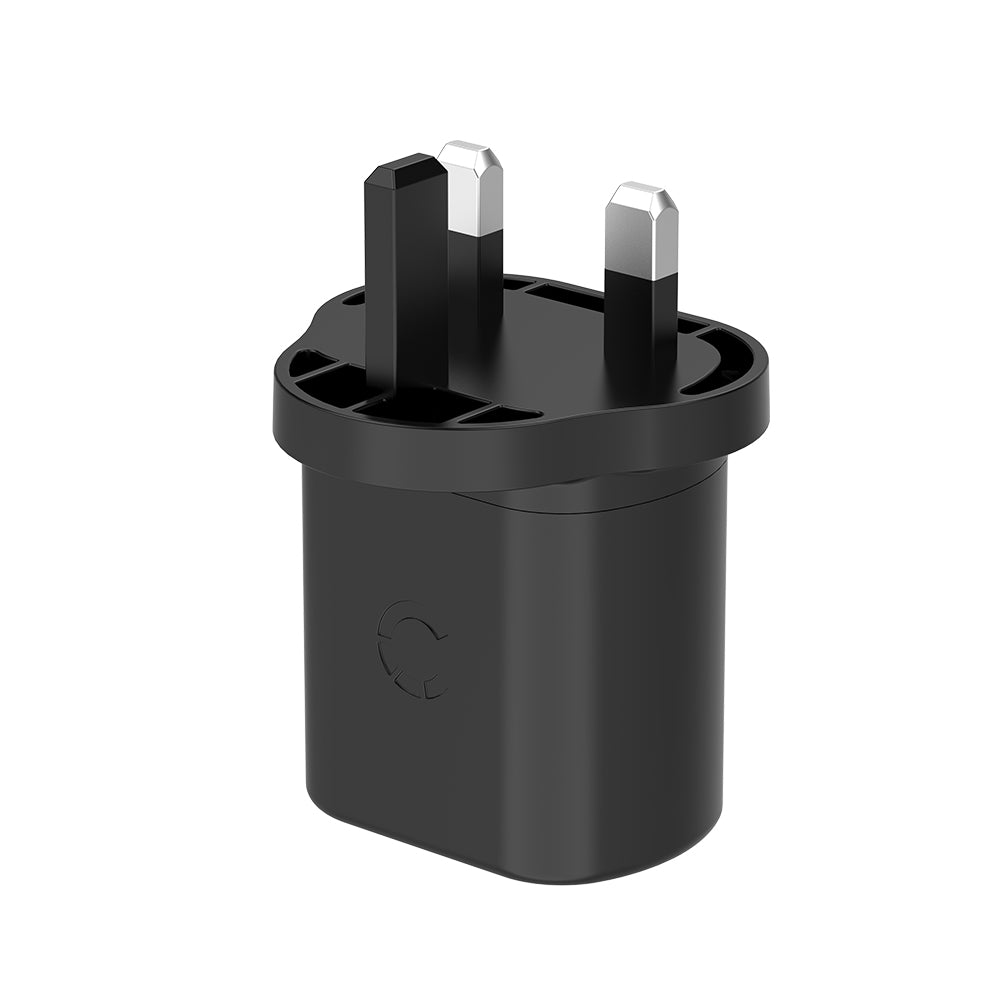 20W USB-C PD Wall Charger UK - Black