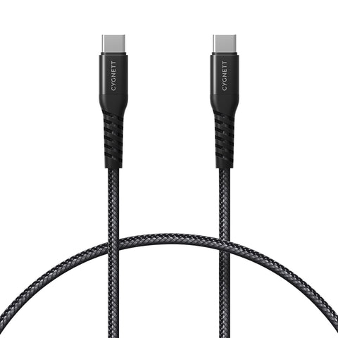 USB-C to USB-C Cable - Black 1m