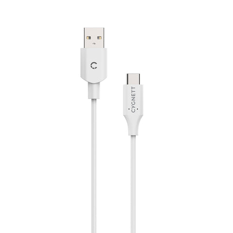 USB-C 2.0 to USB-A Cable - 1m White