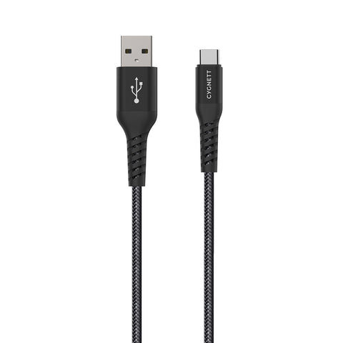 USB-C to USB-A Cable - Black 1m