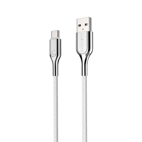 USB-C to USB-A Cable (USB 2.0) Cable - White 1m